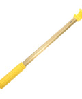 0.4m Adjustable Window Catch Pole Tool For High Windows Ergonomic Tension Rod with yellow handle and aluminum shaft