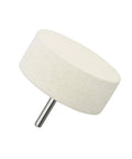 Heavy Duty Compressed Wool Felt Polishing Wheel Made For Cerium Oxide Glass Buffing And Optics Polish With A Tough As Nails Grip