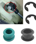 2 Pack Automatic Transmission Gear Shift Cable Bushing And Clip Repair Kit For Toyota Corolla Matrix 1.8L 2003 2008 Delivers Smooth Shifting And Easy No Fuss Cable Alignment, showing bushings and clips