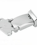 Heavy Duty Steel Rear Door Hinge Straight Swap Fit For Daily 2014 Onward Commercial Rig Built Tough side view of shiny steel hinge