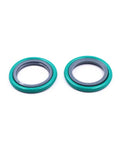 Rod seals, two rings with green outer and gray inner, for water jet cutting machine XST17/220