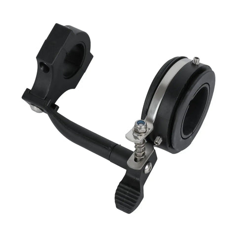 Universal Cruise Control Throttle Assist Thumb Throttle Lock Adapter Clamp Kit For Motorcycles Fits 7/8 Inch And 1 Inch Handlebar Bars Black Easy Install With Detachable Rubber Inserts For Most OEM And Aftermarket Grips