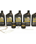 All In One Transmission Oil Service Kit For Lawn Mowers With 5 Quarts Transaxle Oil, 2 Filters, 1 Fitting And 1 Pump