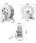 50W To 100W Outdoor Emergency Micro Hydroelectric Generator, Portable Mini Water Turbine Power Station, dimensions shown