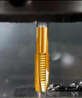 Top Quality M12 Metric Thread Tap 2 Pack HSS Coated Straight Flute For Steel Aluminum Brass Hand Threading Tool Kit For Repair Jobs And Professional Use, cutting metal