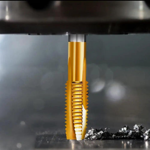 Top Quality M12 Metric Thread Tap 2 Pack HSS Coated Straight Flute For Steel Aluminum Brass Hand Threading Tool Kit For Repair Jobs And Professional Use, cutting metal