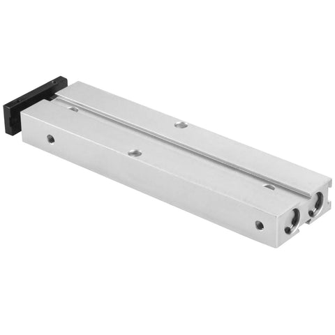 TN10x125 Double Acting Pneumatic Actuator With Magnetic Piston 10mm Bore And 125mm Stroke, side view of precision air cylinder