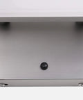 Backplate button of 24 Inch Dimmable LED Vanity Light With Three Color Temperatures 3000K 4000K 5000K, brushed nickel finish