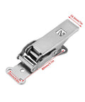 Stainless Steel Spring Loaded Toggle Latch Hasp For Cabinets Boxes Barrels And Mechanical Equipment No Fuss Easy Install