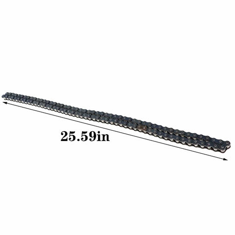25.59 inch chain for 32 Inch Go Kart Axle Kit With Shaft And Hub Chain Brake Master Cylinder And Sprocket Replacement For Go Kart ATV