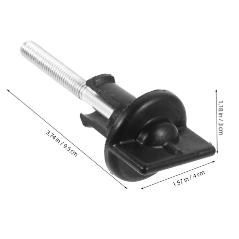 Replacement Car Wheel Bolt For Spare Tire Hold Down Durable Steel Construction Easy Installation Sturdy Material For Quick Tire Swaps Reliable Spare Tire Fastener For Safe Driving, dimensions shown