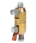 Ditch The Wire Tangle With This 360 Degree Rotation Welding Ground Clamp Made From Solid Brass, showcasing its durable construction.