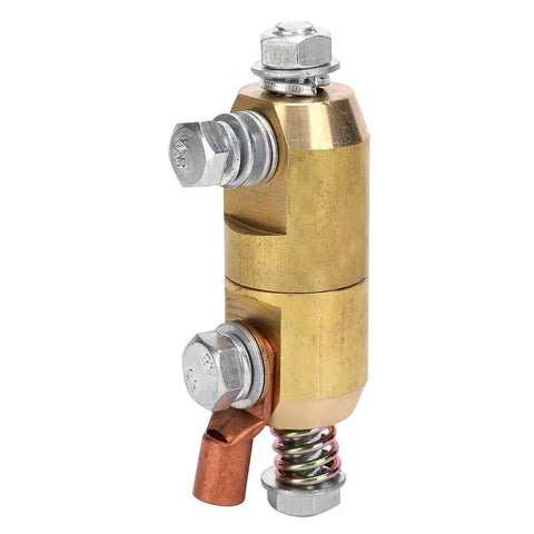 Ditch The Wire Tangle With This 360 Degree Rotation Welding Ground Clamp Made From Solid Brass, showcasing its durable construction.