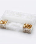 Awesome 580 Piece 2.8mm Crimp Wire Connector Kit With Male Female Plugs And Terminals For 2 3 4 6 9 Pin Wiring Projects That Are Totally Ready To Rock clear plastic organizer box with gold 2.8mm wire terminals