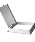 Stainless Steel Outdoor Manhole Cover With Lock For Driveway And Garden Anti Theft Septic Lid 50 Cm 20 Inch weatherproof