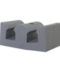 Close-up of gray rubber door bumper from 4 Pieces Framed Sliding Rubber Door Bumpers For Shower Glass Doors kit