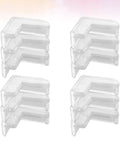 Peel And Stick Corner Protectors For Furniture, 30 Pack PVC Edge Guards For Desks Tables Cabinets And Walls stacked view
