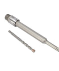 Heavy Duty Hole Saw Arbor Adapter And Drill Rod Connector For Round Shank Electric Hammers, metal construction, precise fit.