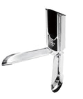 FlashStand Slim X Bike Stand For Road Bikes Ultra Compact Crankarm Holder That Fits 700C Wheels, shown in silver and black, max 14kg.