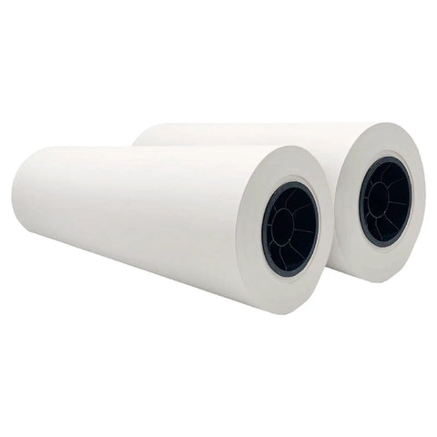 Dye Sublimation Paper Roll Set 24 Inch Wide 328 Feet Total 95Gsm Fast Dry Heat Transfer Paper For Epson F570 2 Rolls With 2 Inch Cores