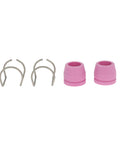 0.45 Inch Plasma Cutter Nozzles Tip Consumables 50 Pack, pink shield cups and wire springs for AG-60, WSD-60, SG-55 CUT60