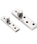 Rock Solid Heavy Duty Pivot Hinge 40 Pack Stainless Steel 360 Degree Rotary Hidden Door Hardware Rust Resistant, two sizes of stainless pivot hinges