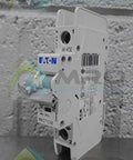 Top Notch Miniature Circuit Breaker With Slick Gray Finish delivering Six Amp Single Pole protection for AC panels.