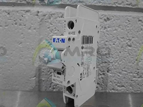 Top Notch Miniature Circuit Breaker With Slick Gray Finish delivering Six Amp Single Pole protection for AC panels.