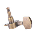 Top Notch Locking Guitar Tuning Pegs Set of 6 With Copper Alloy Machine Heads For Fast Accurate Pitch And Anti Rust Durable Internal Gears For Acoustic Electric Guitars, single copper alloy tuning peg