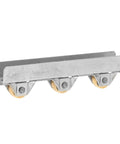 Quiet Glass Door Sliding Roller Wheel Set With Silent Bearing Pulleys, steel frame, for frameless shower bifold doors