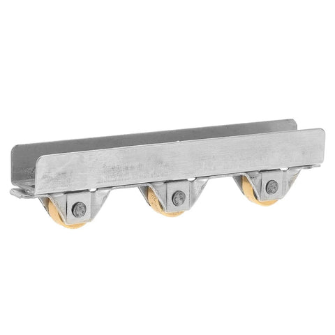 Quiet Glass Door Sliding Roller Wheel Set With Silent Bearing Pulleys, steel frame, for frameless shower bifold doors