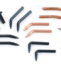 Interchangeable Tips Set For Internal Snap Ring Pliers, Nine Pairs Replacement Tips For 445 To 448DD, Durable Black Finish