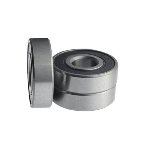Deep Groove Ball Bearing 16100RS, Chromium Steel, 10x28x8mm, 2 Pack, Double Shield Metal Cover, industrial bearings displayed together