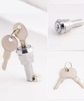 Rugged Toolbox Lock With Keys For Universal Drawer And Cabinet Security Waterproof Stainless Die Cast Steel Rustproof Lock Kit.