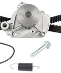 Timing Belt Kit With Water Pump, Tensioner, Idler Pulley And Bolt For Reliable Engine Timing, Long Lasting Cooling