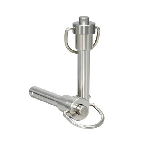 Stainless Steel Quick Release Pin 4Mm And 5Mm Durable Push Button Snap Pin with smooth finish and locking action.