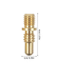 Heavy Duty Copper Billiard Cue Joint Screws 2 Sets Built Like A Tank Pool Extension Connectors, 1.57 x 0.39 inch copper screw