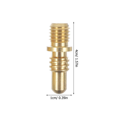 Heavy Duty Copper Billiard Cue Joint Screws 2 Sets Built Like A Tank Pool Extension Connectors, 1.57 x 0.39 inch copper screw