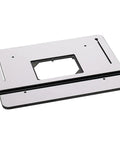 Heavy Duty Solid Phenolic Router Table Top With A Slick Ultra Flat Surface And Tight Ten Point Plate Leveling Rig Featuring Universal T Profile Slot.