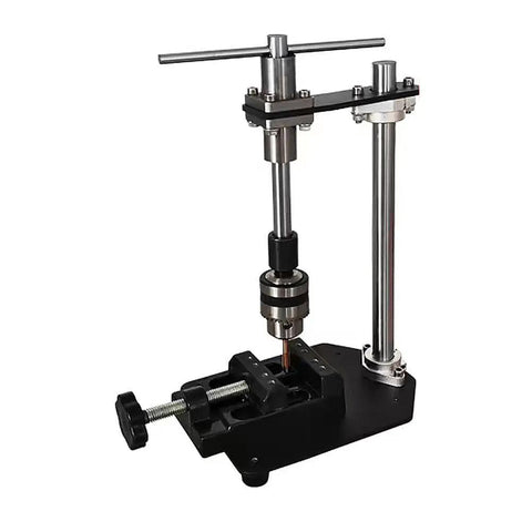 Pro Grade Hand Tapper Kit With Tap Holder Wrench Small Vise And Six Taps For Metalworking And Diy Threading Precision Tapping Tool Set