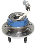 Top Shelf Four Wheel Abs Wheel Hubs Front And Rear Complete Bearing Kit For 2004 2005 Chevrolet Classic 22 Liter Engine showing a front hub assembly with blue seal and wiring.