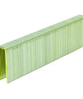 Row of Staples 7/16 In X 1-1/2 In 16 Gauge Electro Galvanized Standard Crown Staples For Sheathing Pallets Crates Heavy Duty Pro Grade