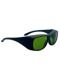 800-1100 Nanometer Laser Safety Goggles With OD 5 Plus Protection Across 800-1100 Nanometer And OD 7 Plus For 1000-1090 Nanometer For Diode Lasers NdYAG Hair Removal Welding Marking Top Notch Eye Protection For Laser Work, side view