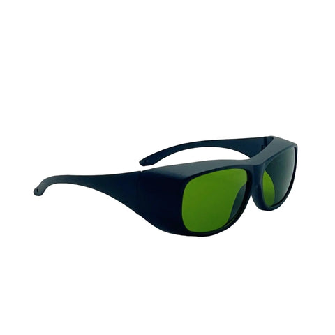 800-1100 Nanometer Laser Safety Goggles With OD 5 Plus Protection Across 800-1100 Nanometer And OD 7 Plus For 1000-1090 Nanometer For Diode Lasers NdYAG Hair Removal Welding Marking Top Notch Eye Protection For Laser Work, side view