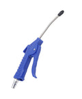 Heavy Duty Air Dust Blower Pump For Machines And Auto Detailing Built Tough Abs Handle, blue air blower with a nozzle.
