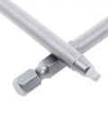 Two bits from Three Pack Number Two Square Driver Bit Set With Three Lengths Two Inch Four Inch Six Inch For Pocket Hole Jig Systems