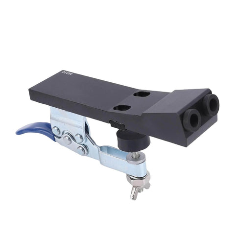 Pocket Hole Jig Kit With Aluminum Alloy Build Easy Quick Clamp Adjustable Depth And 15 Degree Drill Angle For Precise Pocket Joints Pro Grade And DIY Woodworking Projects And Furniture Building