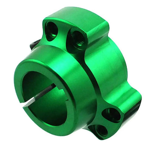 Lightweight Billet Rear Wheel Hub For Drift Trike And Go Kart 1-1/4 Inch Green Racing drum kit lightweight aluminum design.