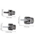 Heavy Duty Pipe Threader Set For Pvc And Metal Pipes, Electrician Threading Tool sizes and steel heads for plumbing projects