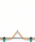 Six Nozzle Folding Sprayer Boom Delivers 122 Inch Coverage For ATV And UTV Sprayers, adjustable frame against white background